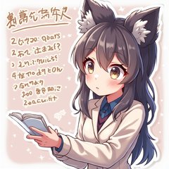 Anime character pondering over New Year's resolutions with sparkles