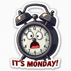 clock sticker preview