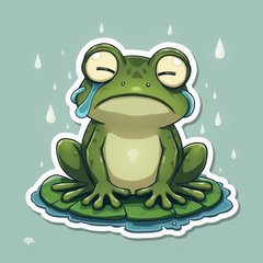 frog sticker preview