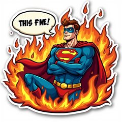 this-is-fine sticker preview