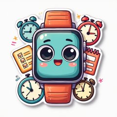 smartwatch sticker preview